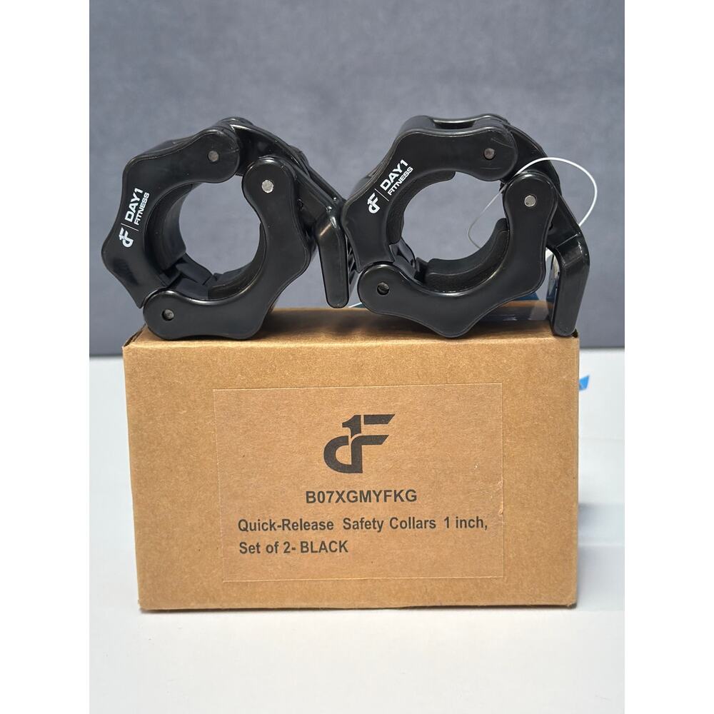 Barbell Clamps 1 Inch, Exercise Collars 1"(25Mm) Quick Release Pair of Locking